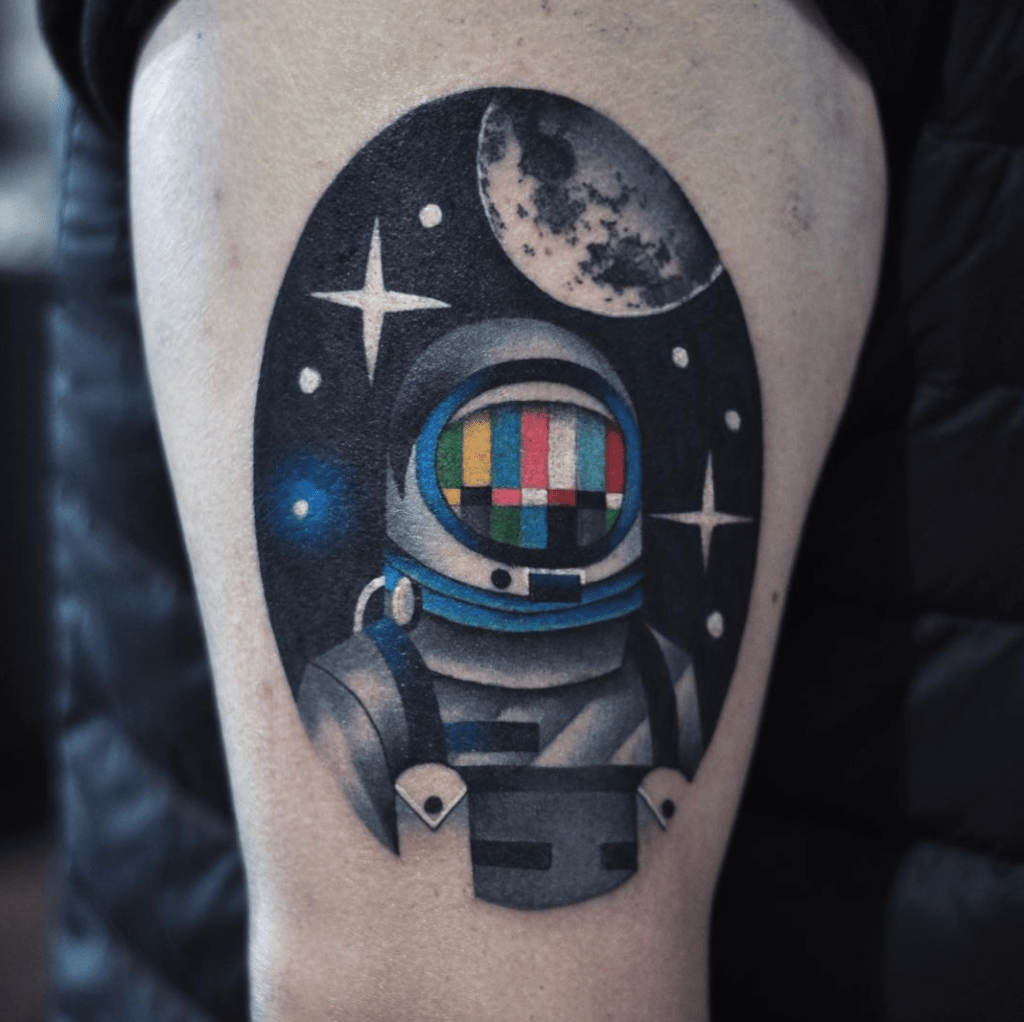 astronaut tattoos for men 0099