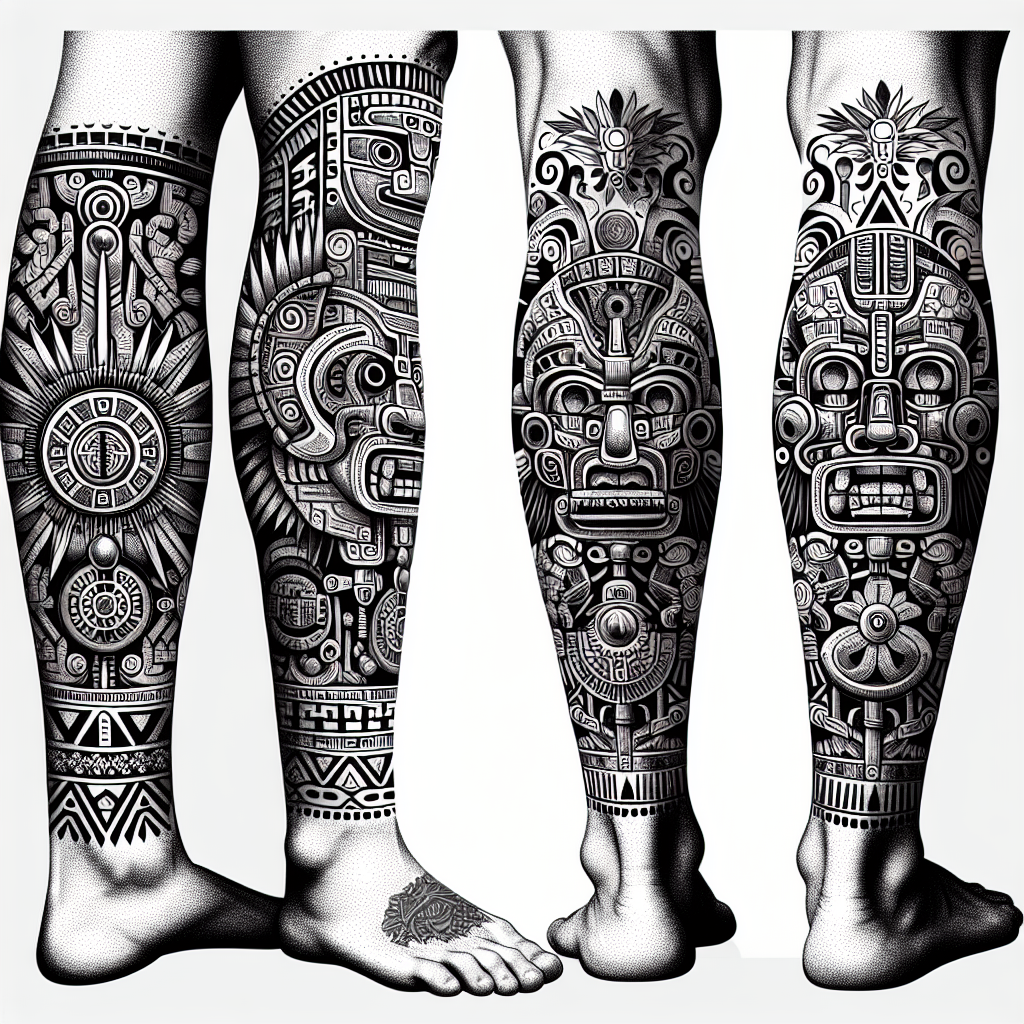 aztec forearm tattoos for men 0047