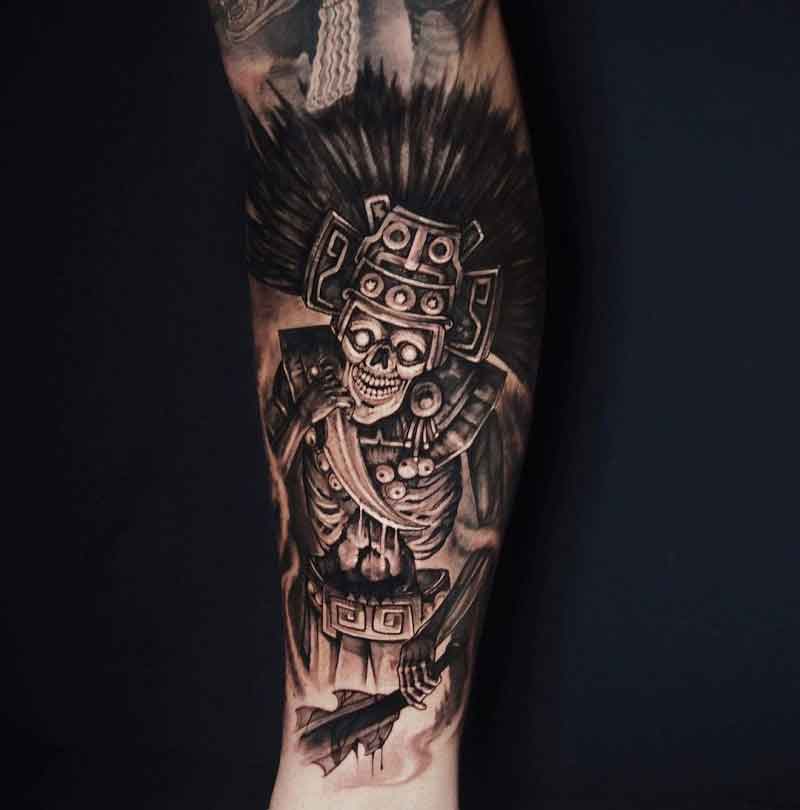 aztec forearm tattoos for men 0058