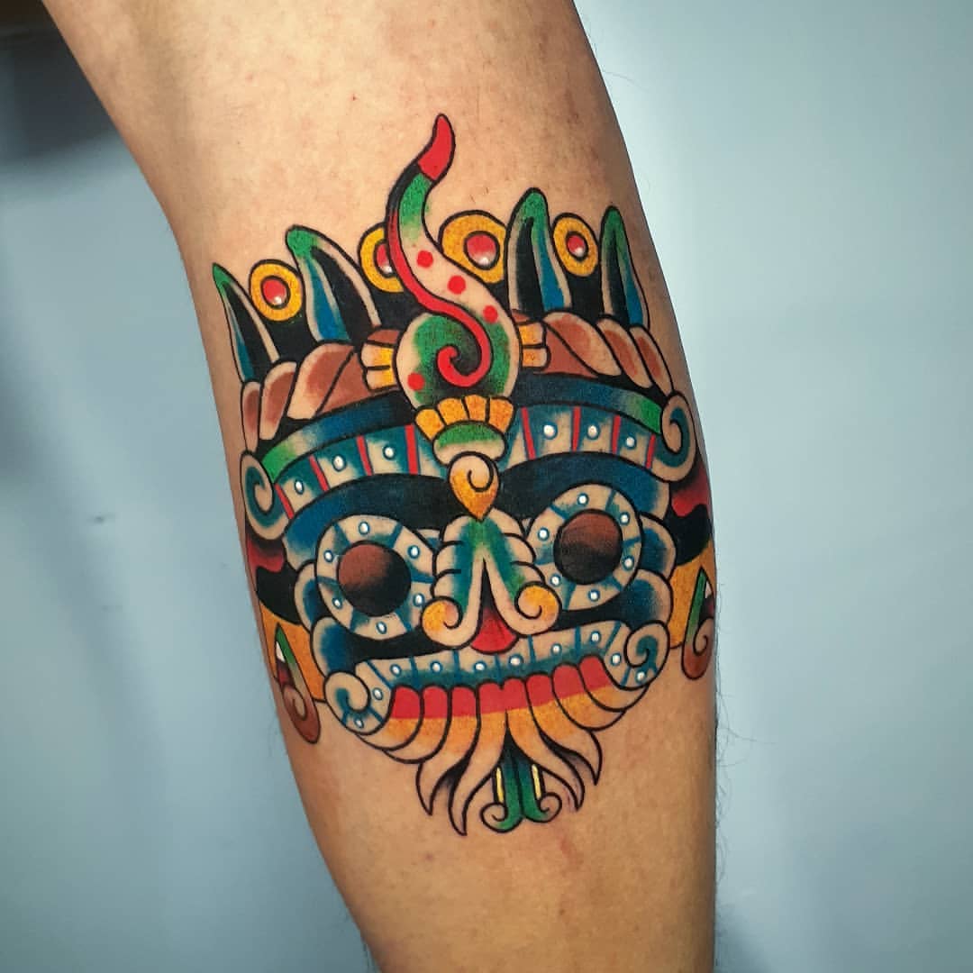 aztec forearm tattoos for men 0061