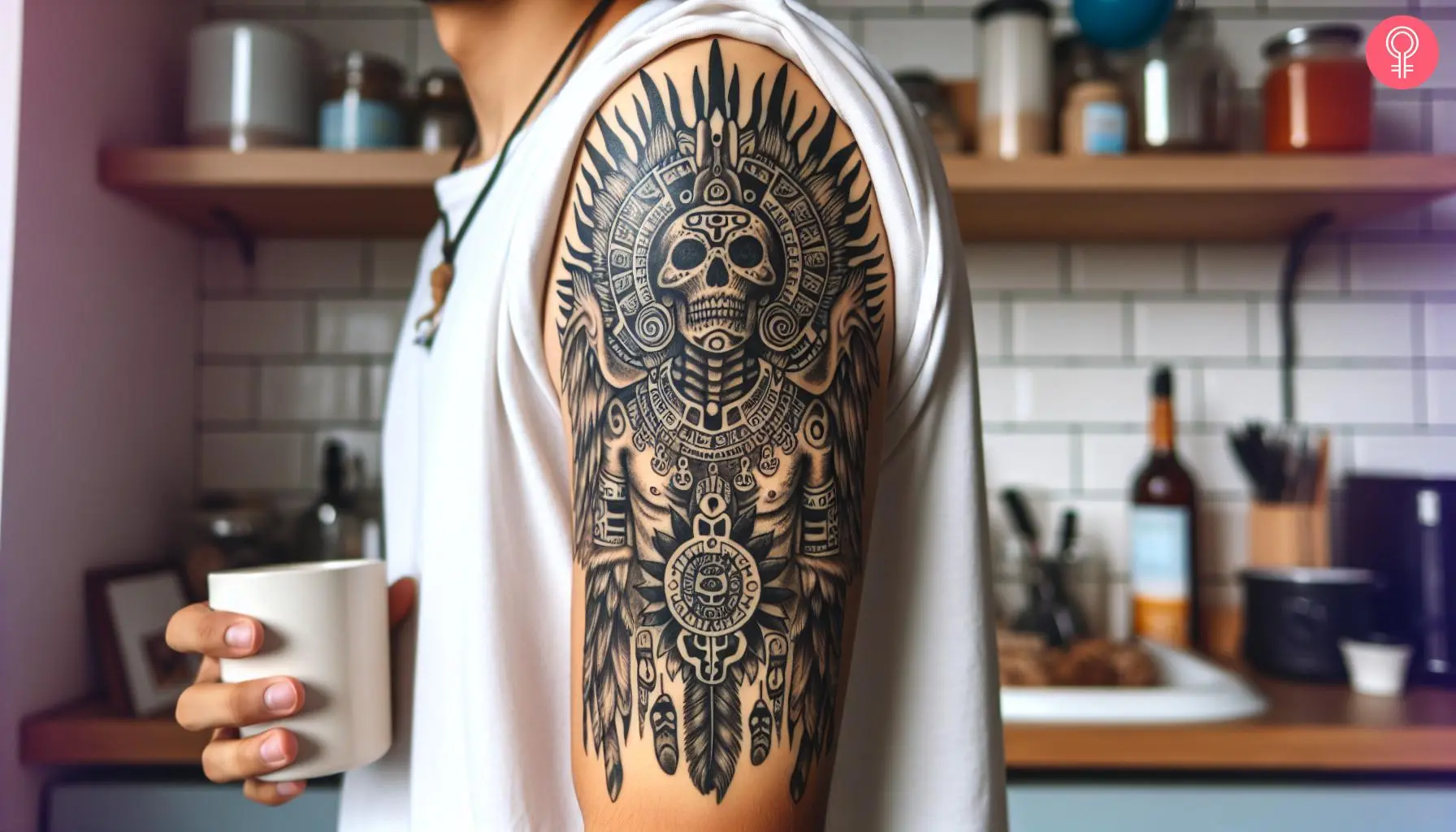 aztec forearm tattoos for men 0067