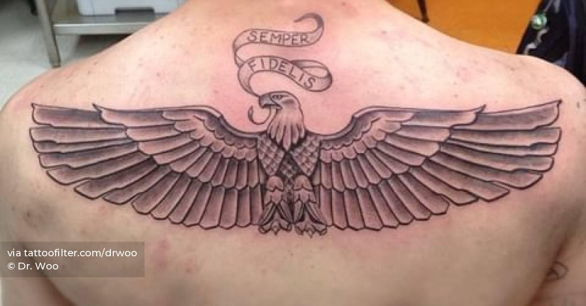 back eagle tattoos for men 0010