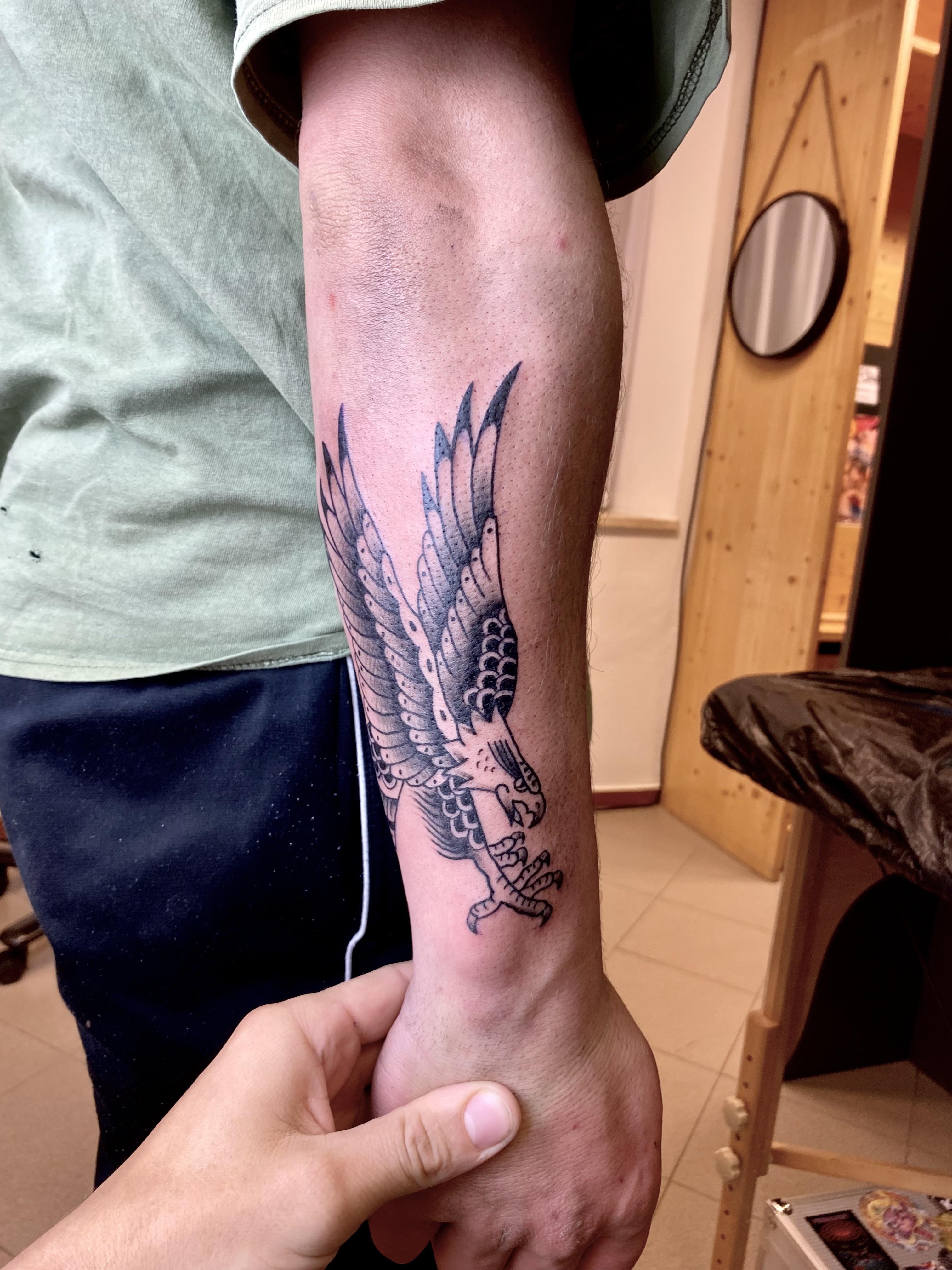 back eagle tattoos for men 0013