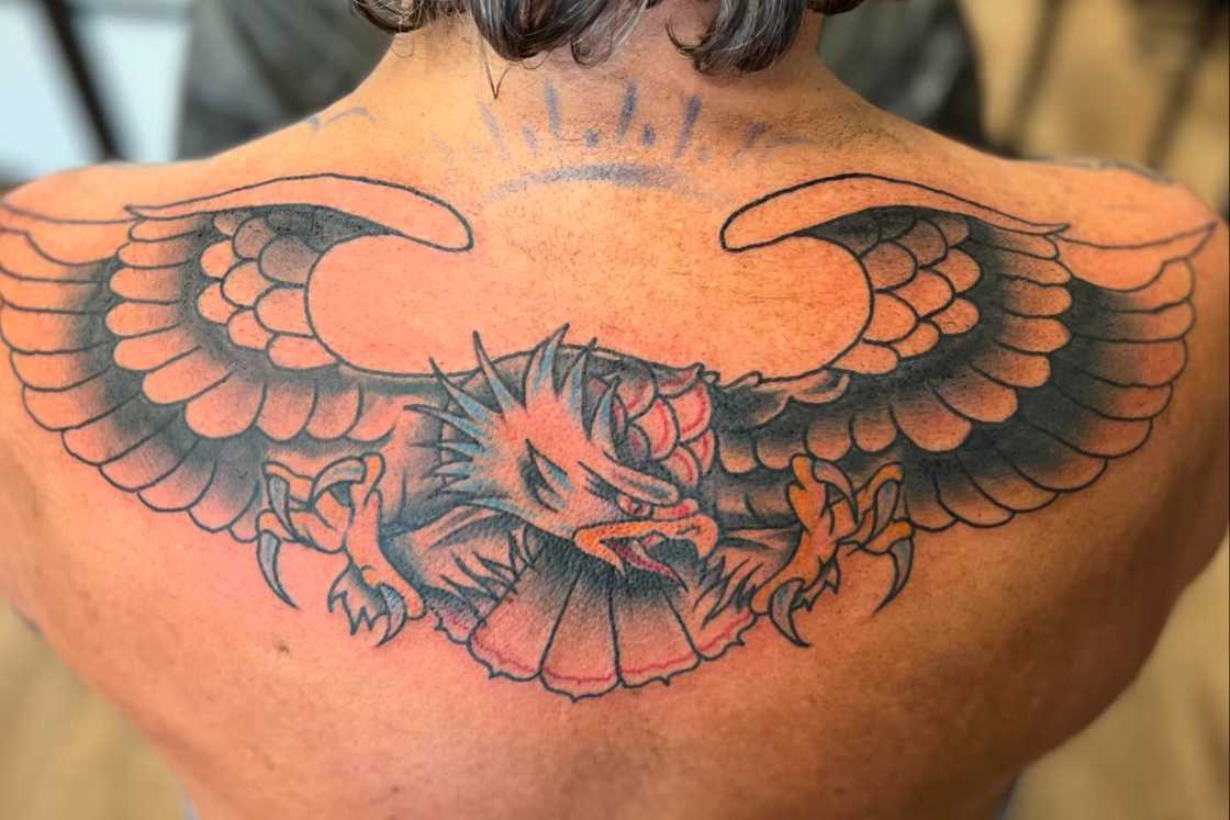 back eagle tattoos for men 0016