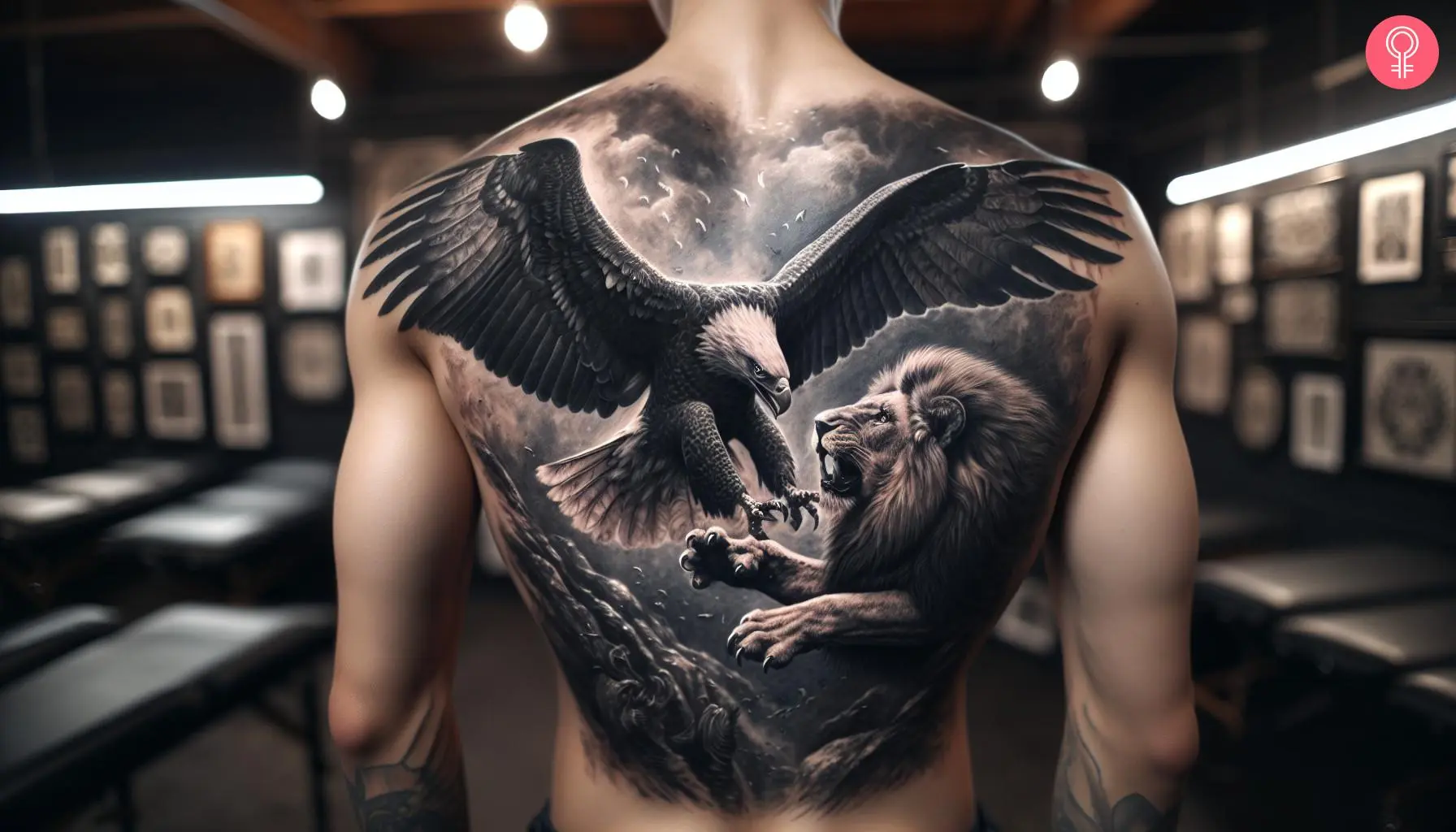 back eagle tattoos for men 0017