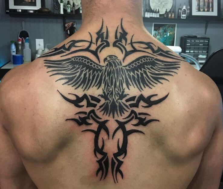 back eagle tattoos for men 0019