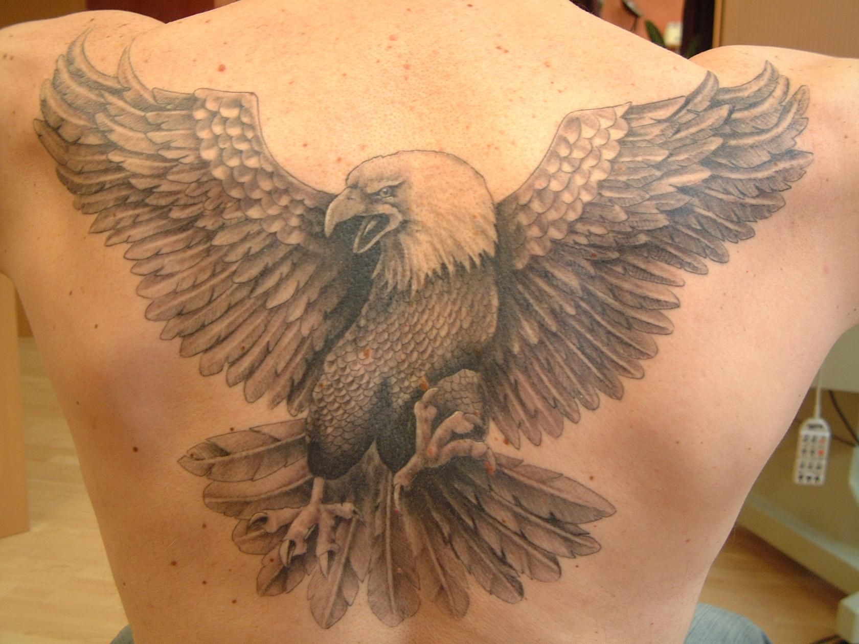 back eagle tattoos for men 0021