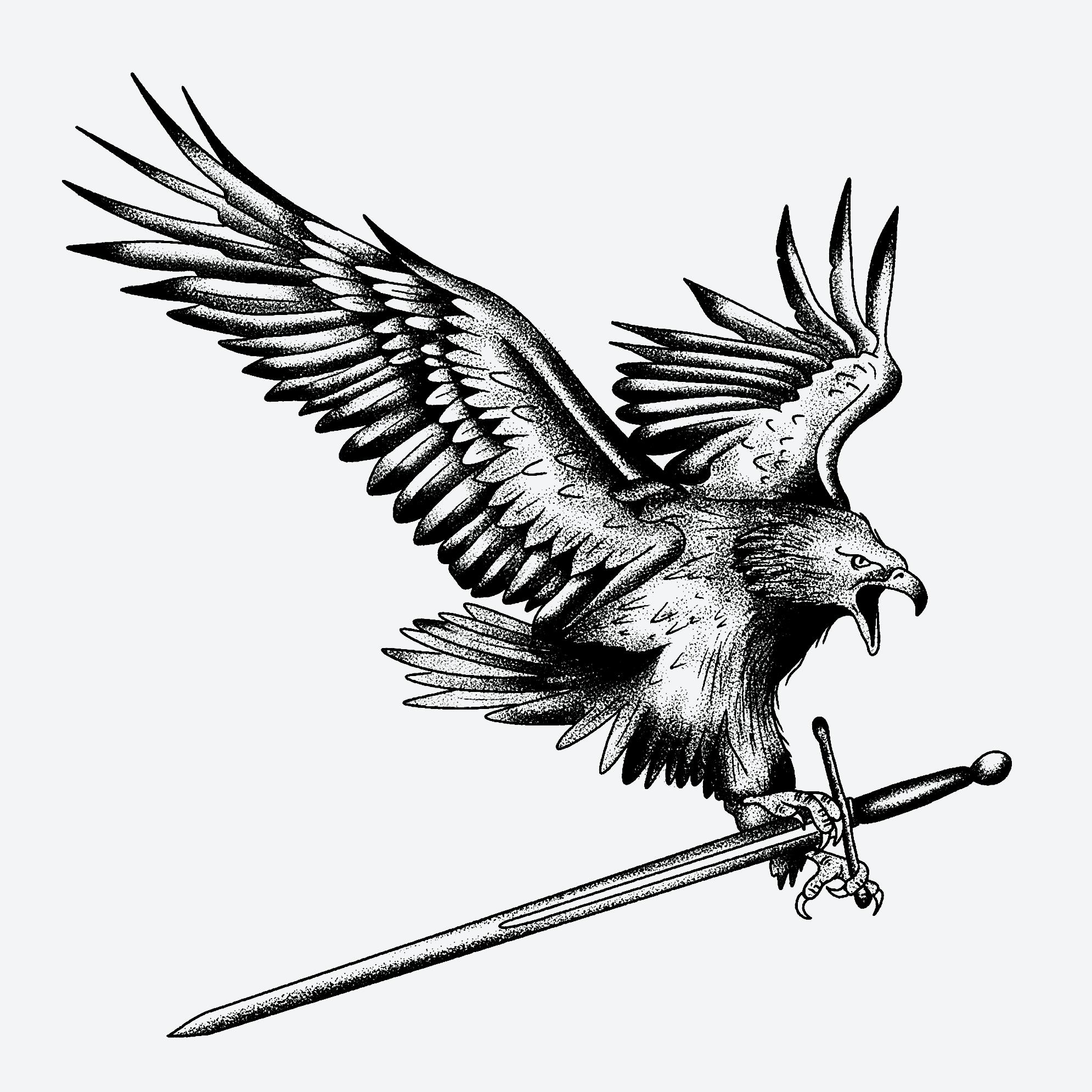 back eagle tattoos for men 0031