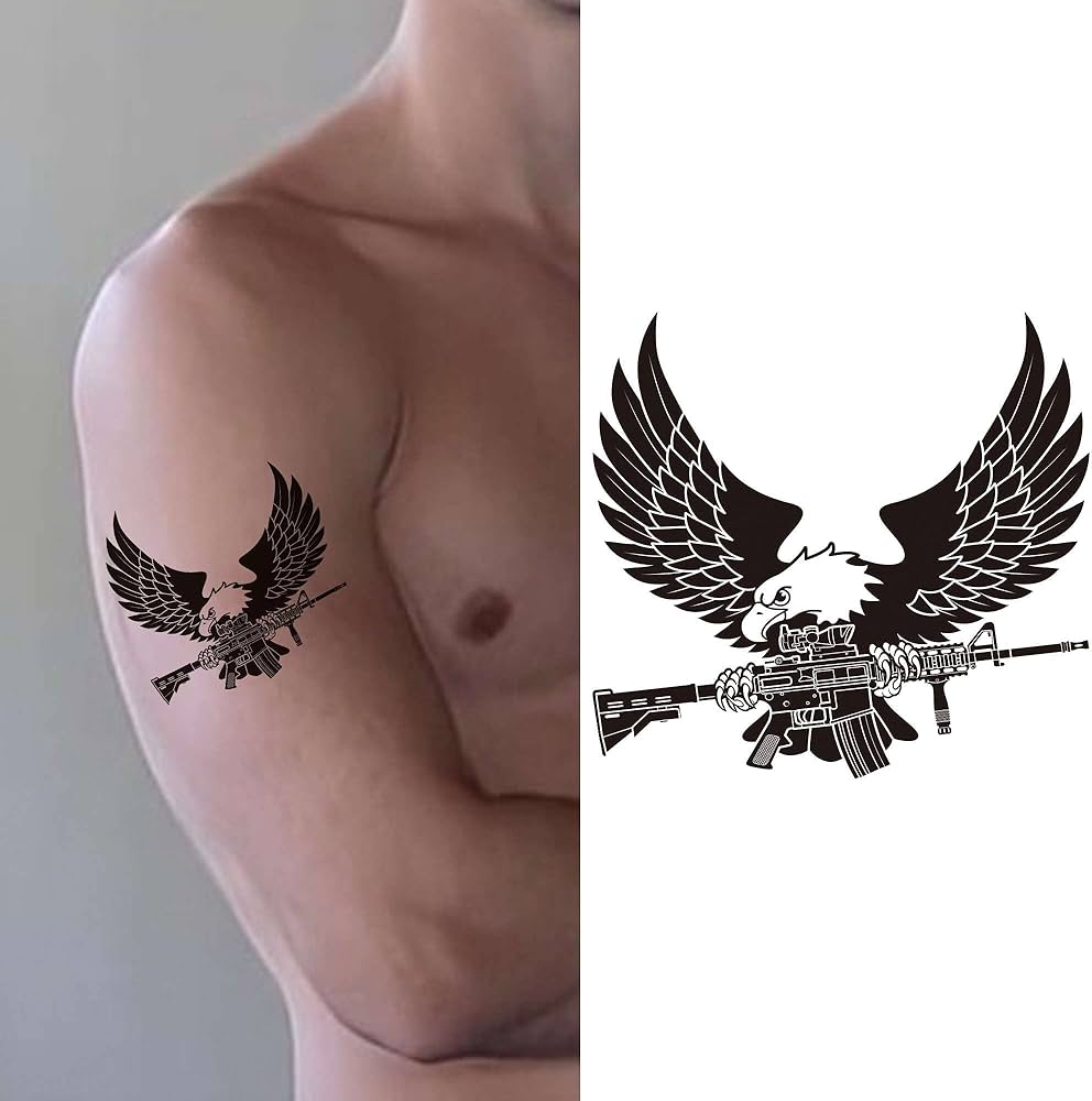 back eagle tattoos for men 0046