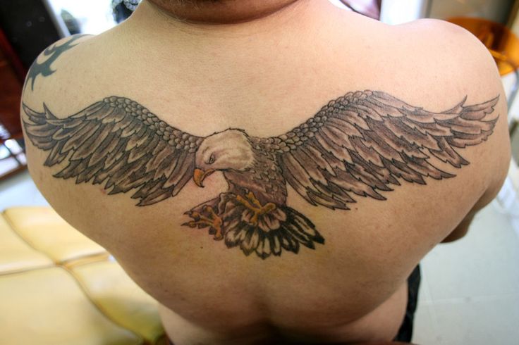 back eagle tattoos for men 0061