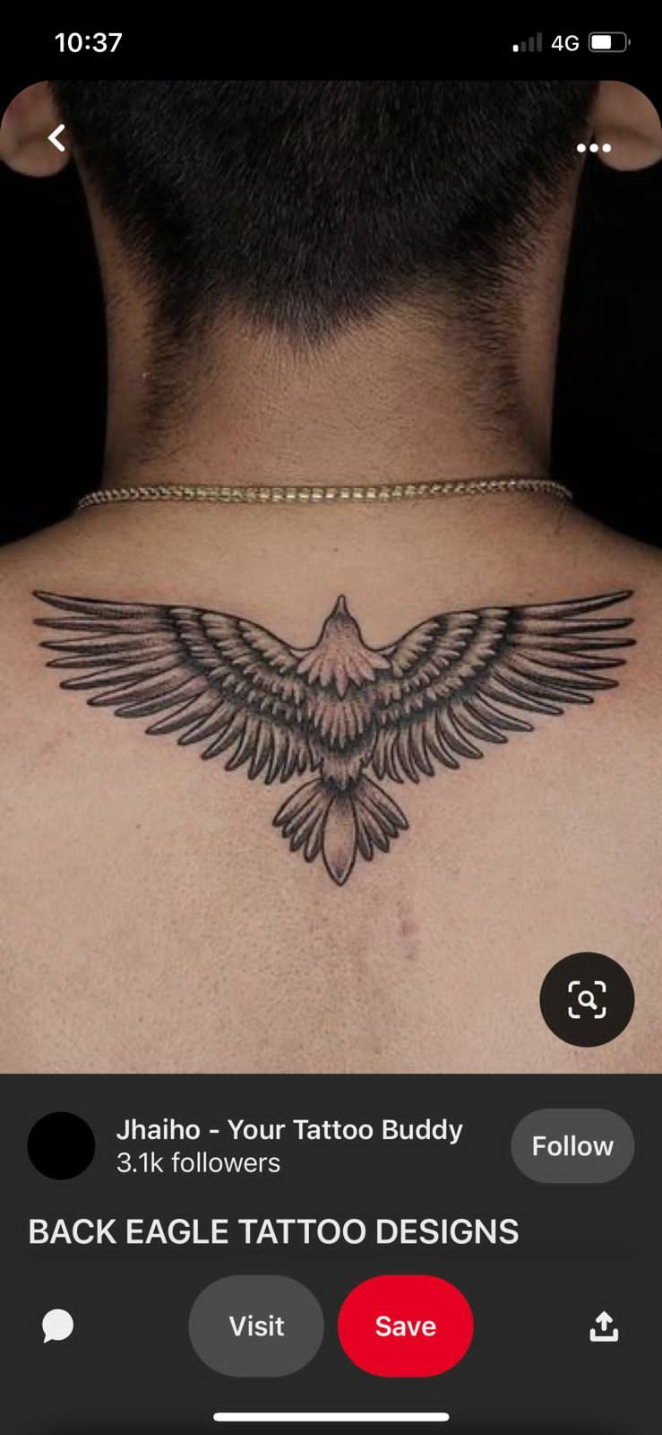 back eagle tattoos for men 0075