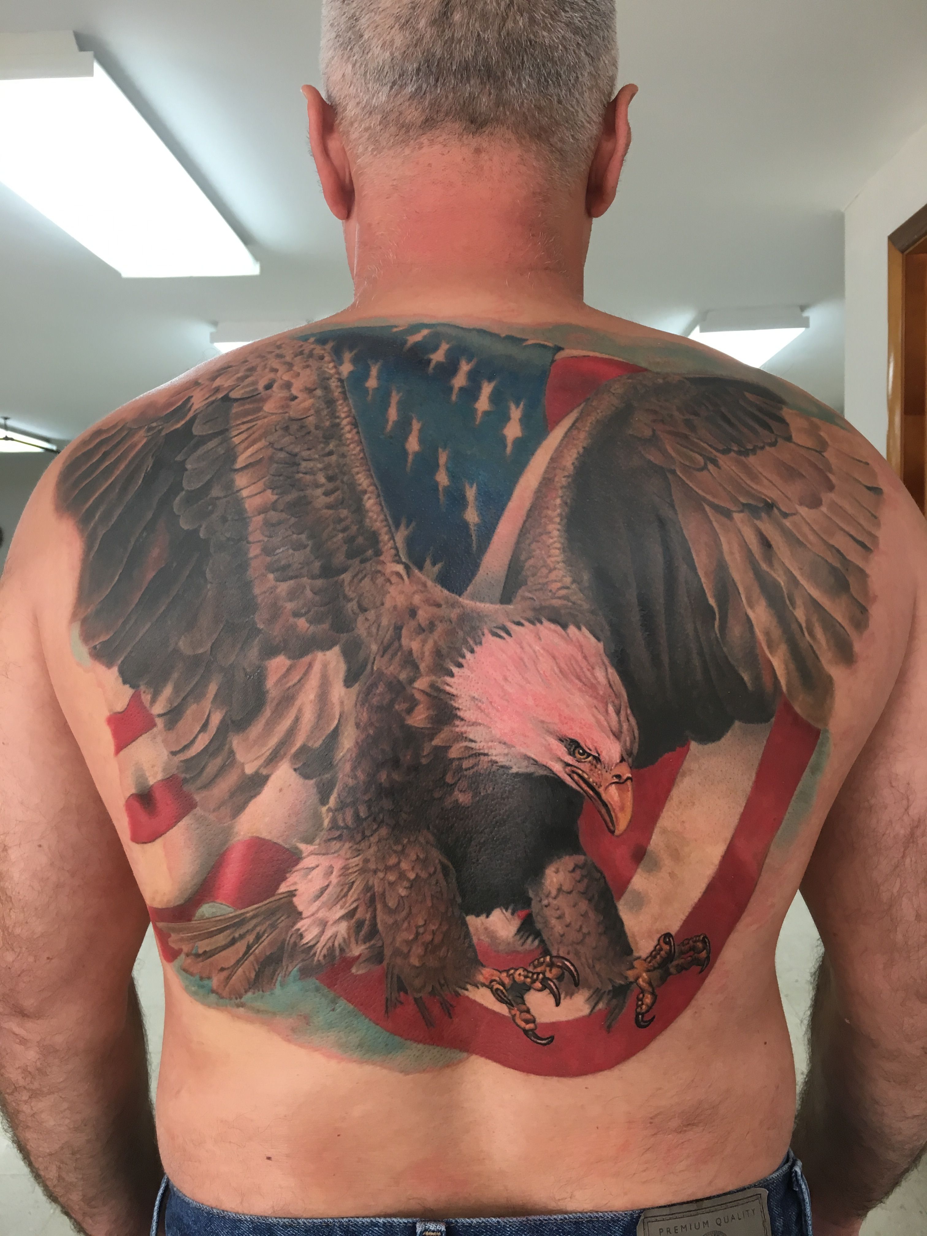 back eagle tattoos for men 0080