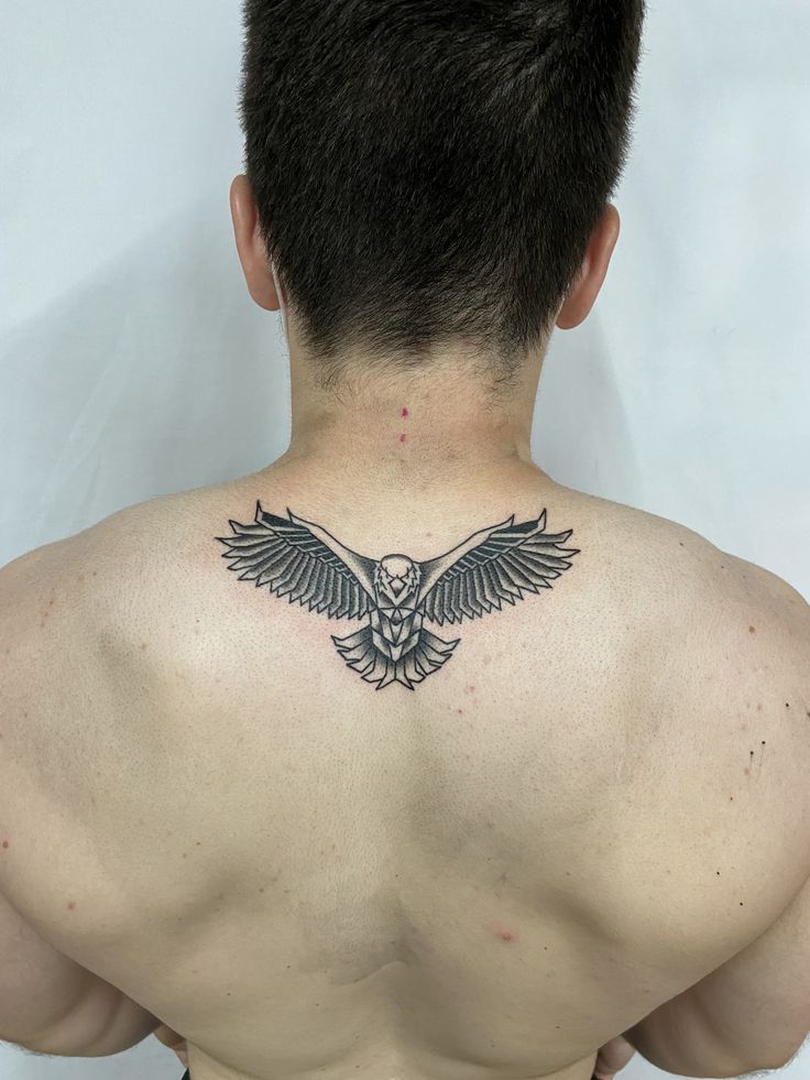 back eagle tattoos for men 0089