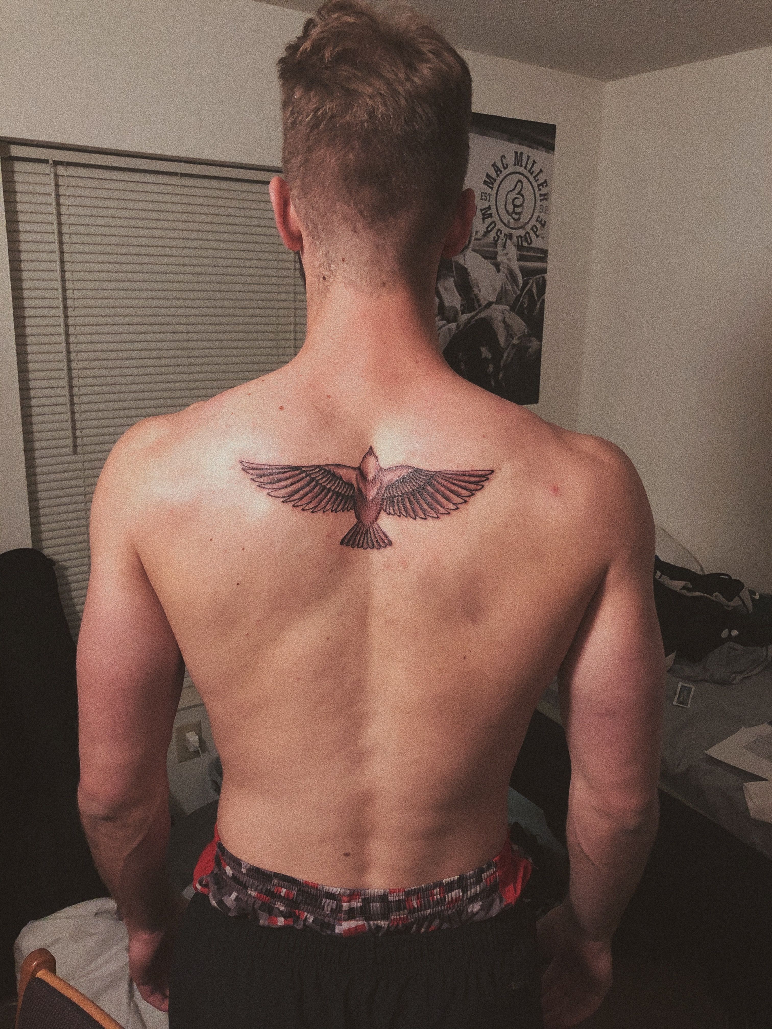 back eagle tattoos for men 0090