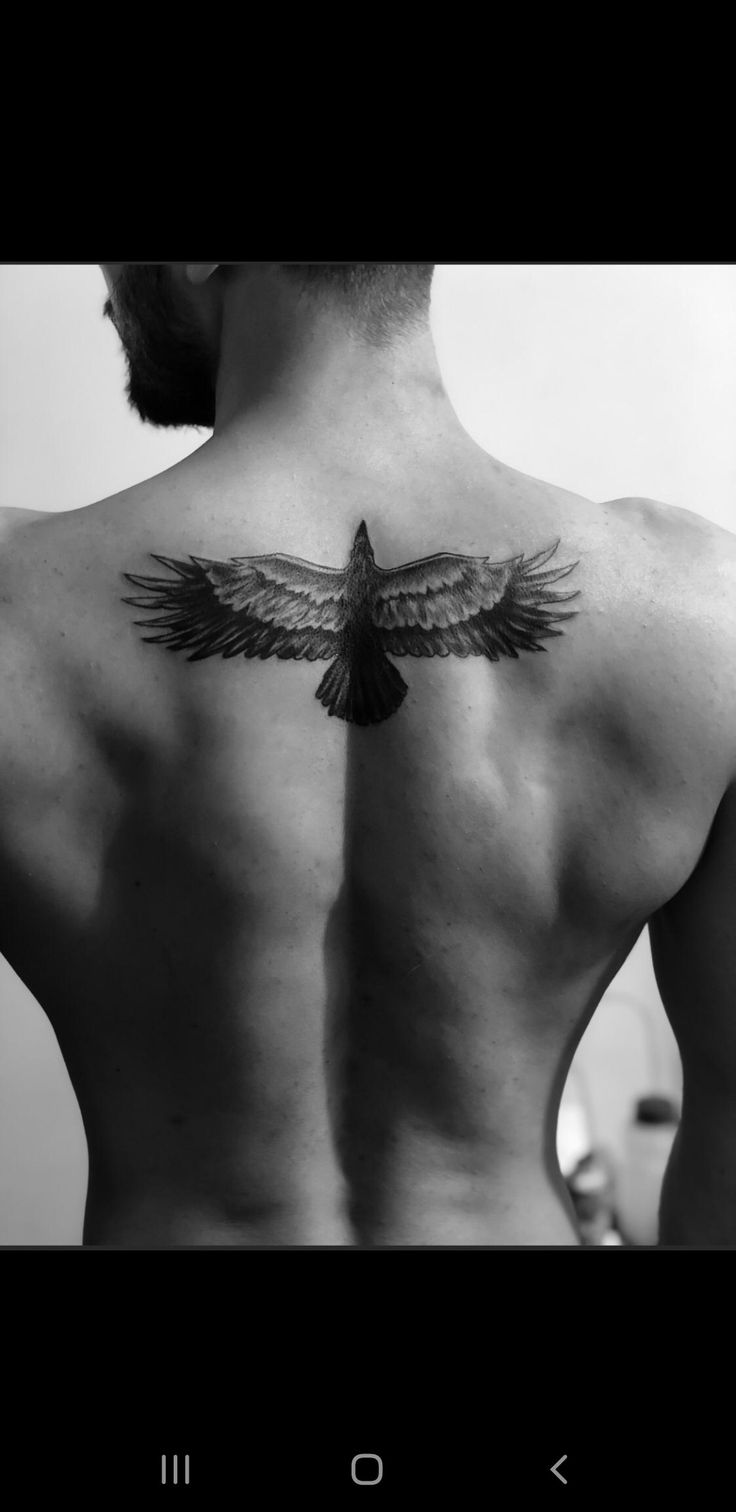 back eagle tattoos for men 0095