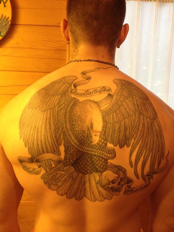 back eagle tattoos for men 0096