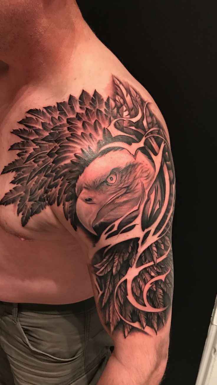 back eagle tattoos for men 0097