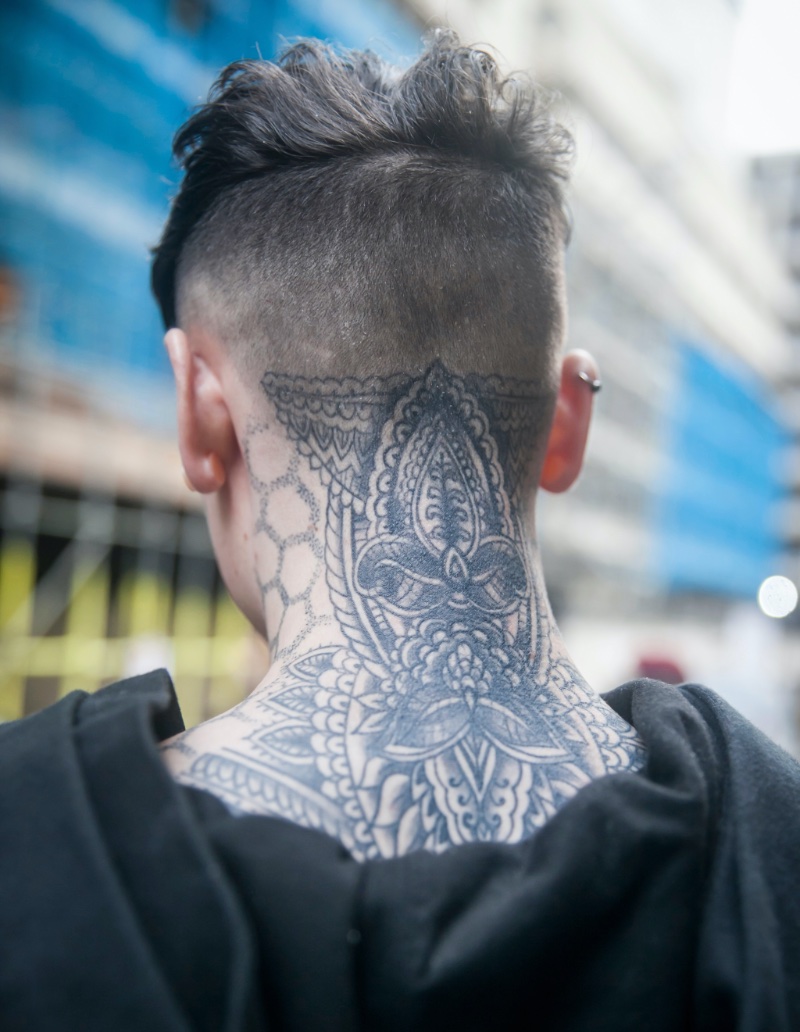 back of neck tattoos for men 0015