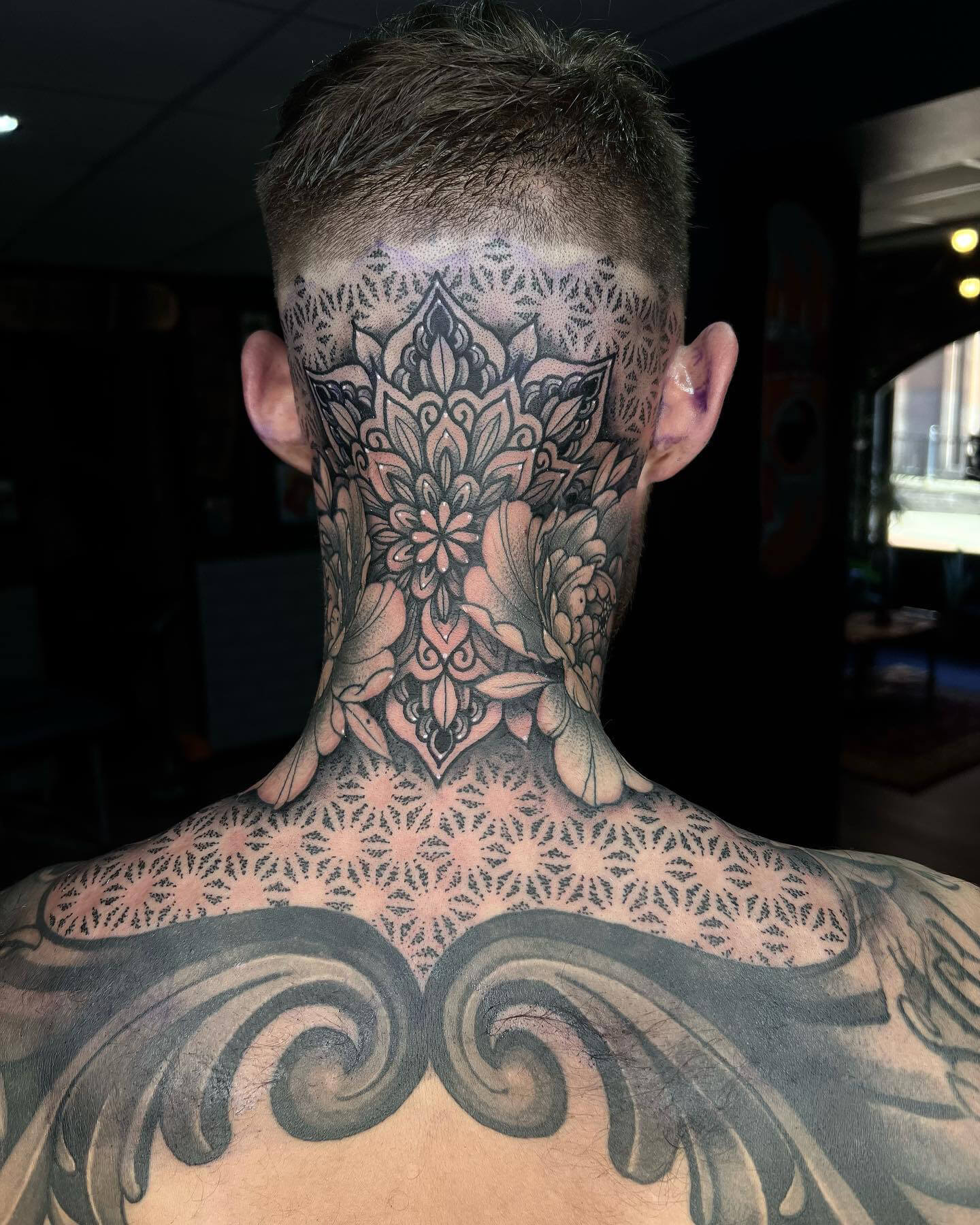 back of neck tattoos for men 0038