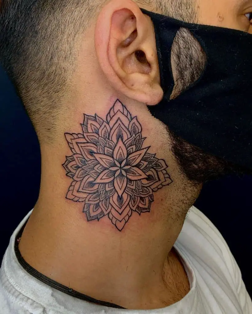 back of neck tattoos for men 0063