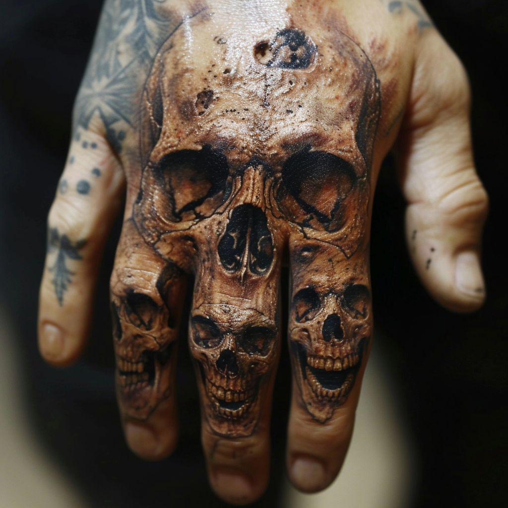 back of the hand tattoos for men trends