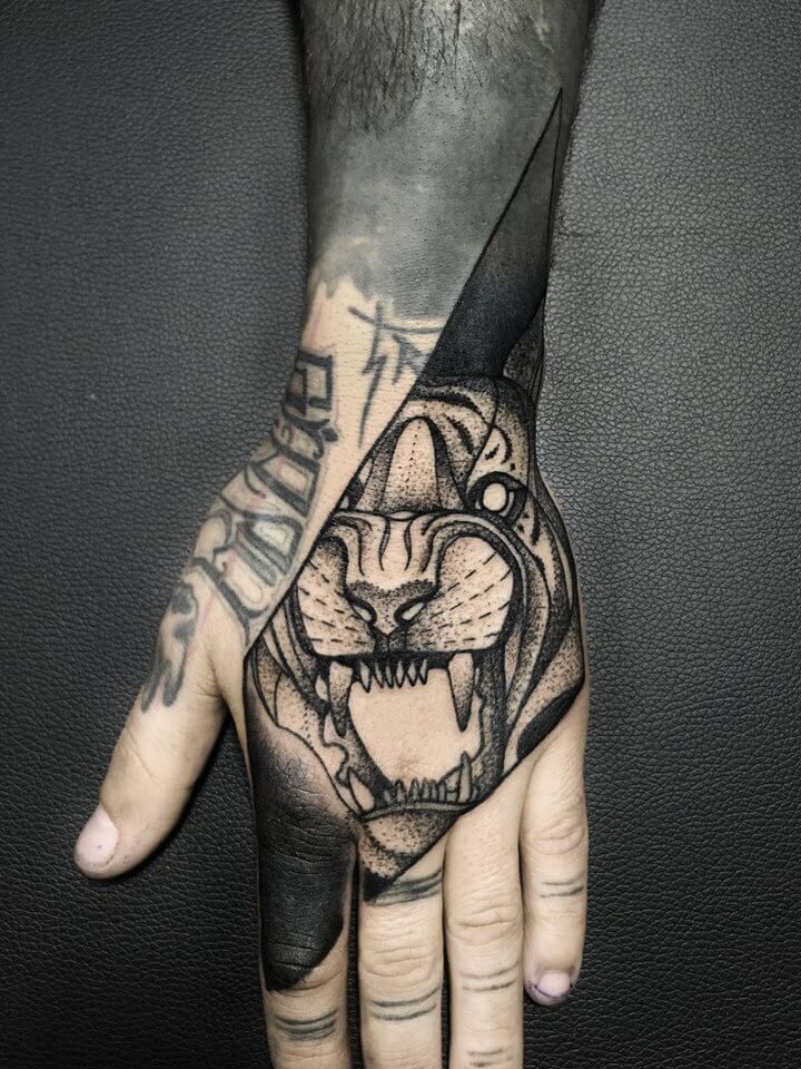 back of the hand tattoos for men 0061