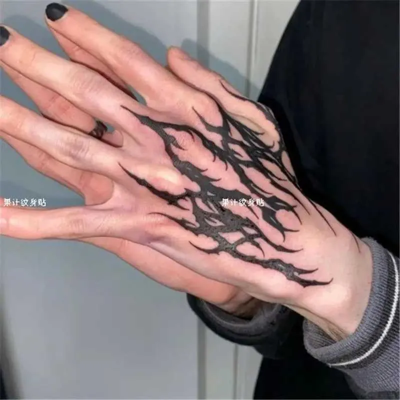 back of the hand tattoos for men 0073