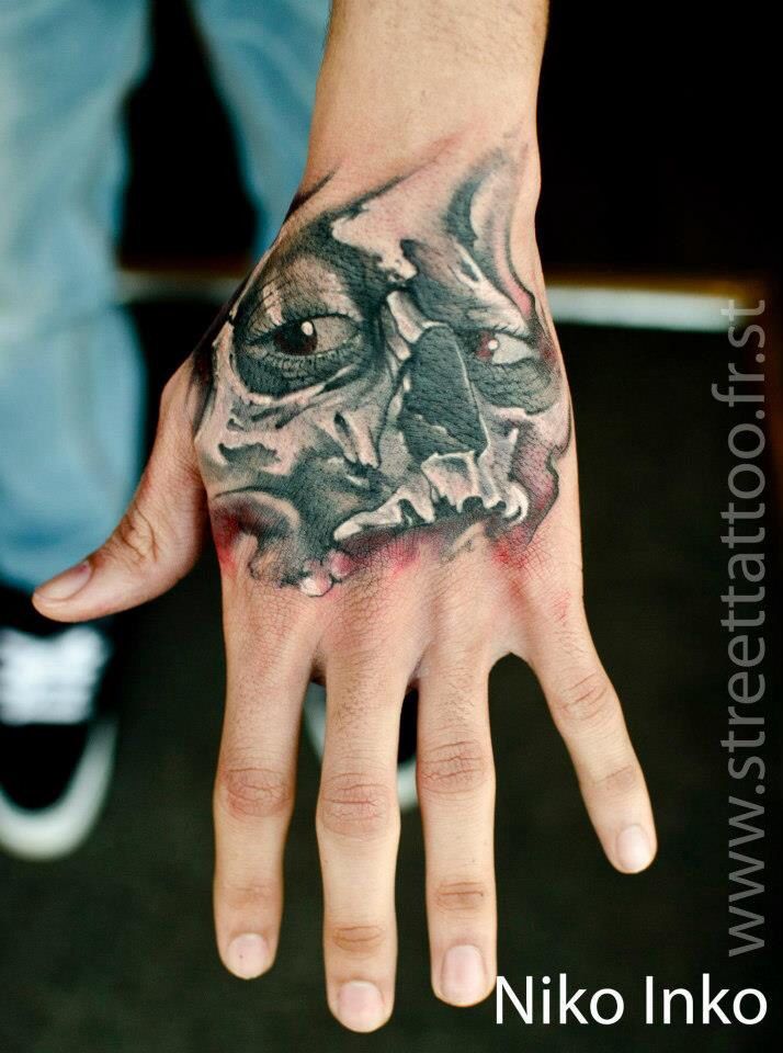 back of the hand tattoos for men 0098