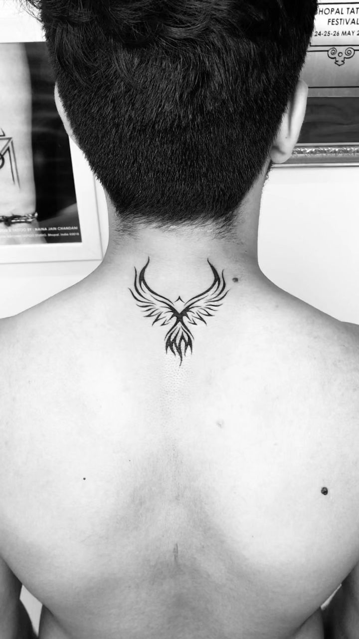 back tattoos for men small