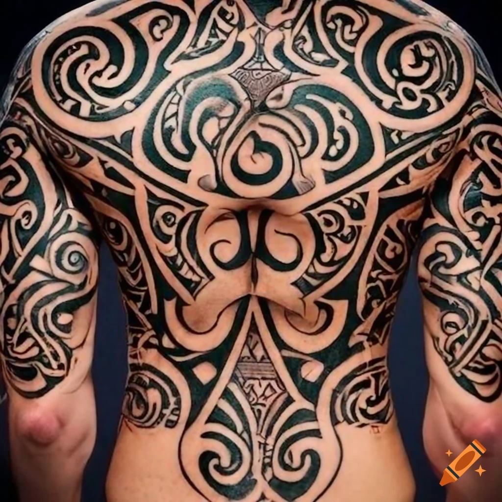 back tattoos for men 0086