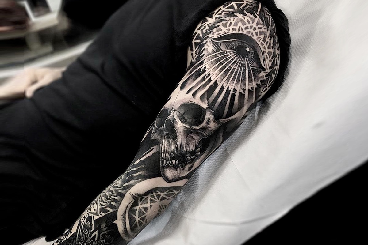 badass forearm tattoos for men 0017