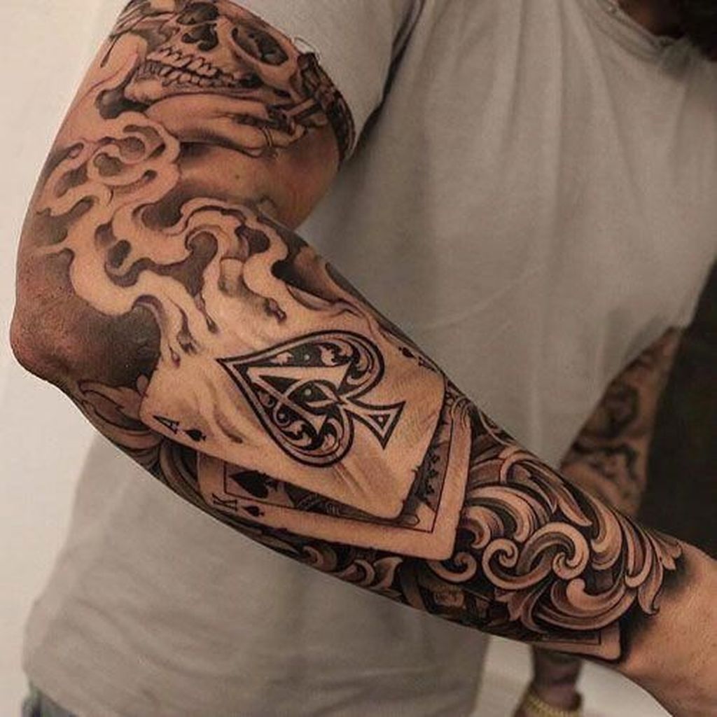 badass forearm tattoos for men 0036