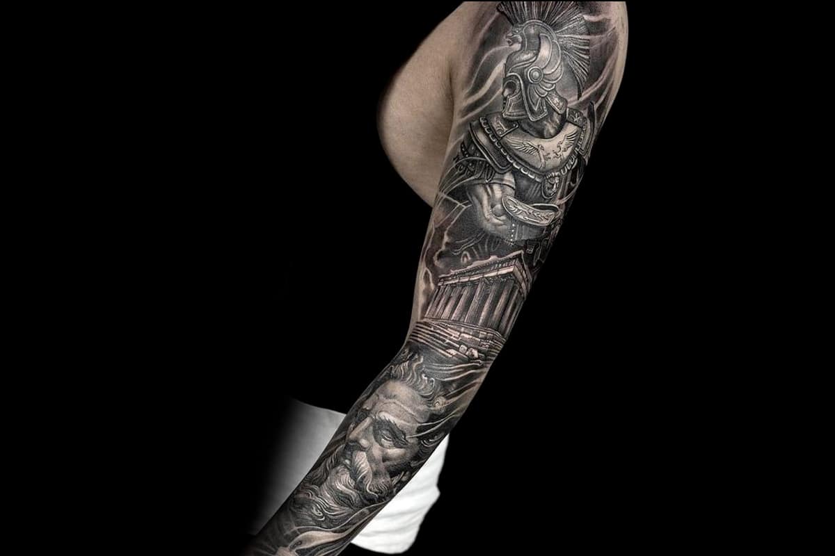 badass forearm tattoos for men 0063