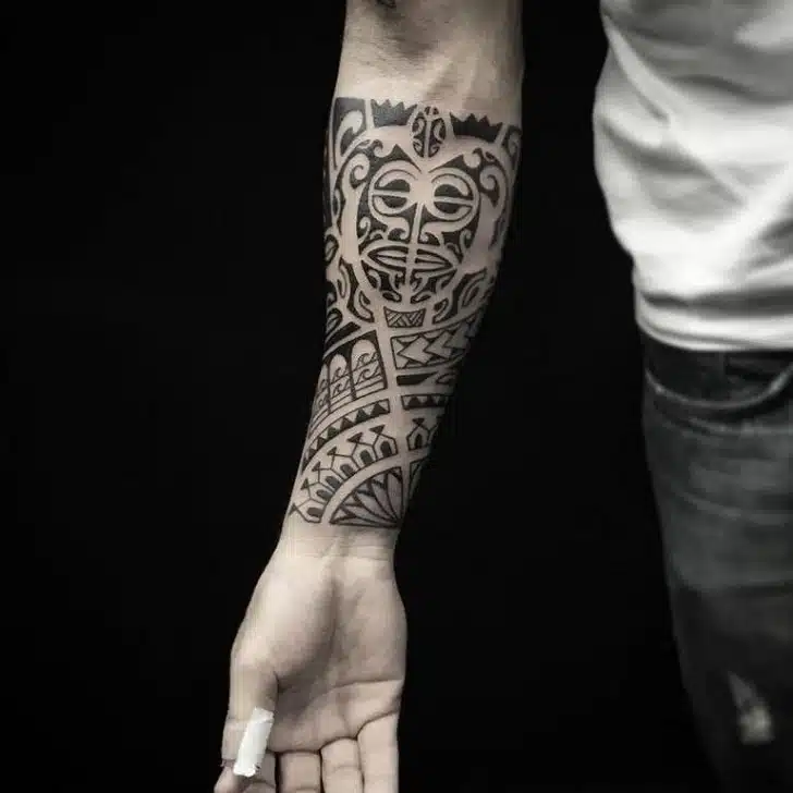 badass forearm tattoos for men 0064