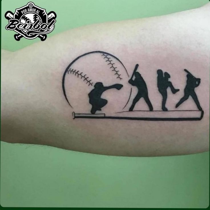 baseball tattoos for men 0014