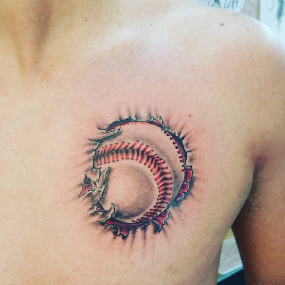 baseball tattoos for men 0021