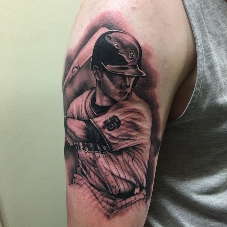 baseball tattoos for men 0022