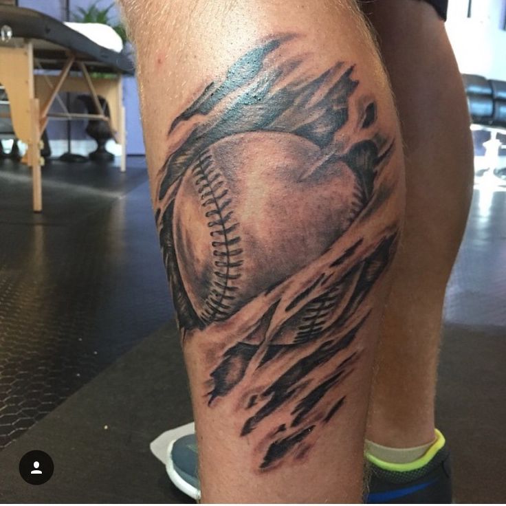 baseball tattoos for men 0023