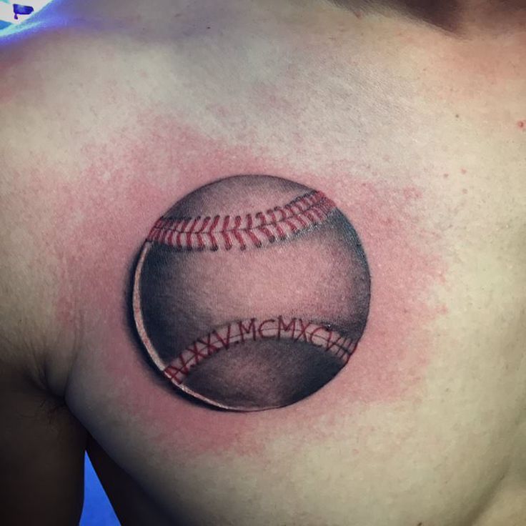 baseball tattoos for men 0099