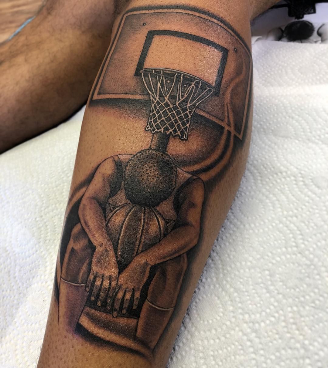 basketball tattoos for men 0017