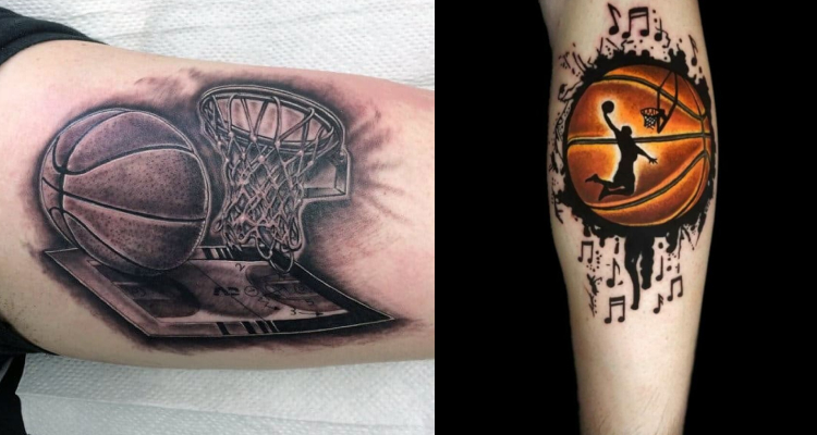 basketball tattoos for men 0022