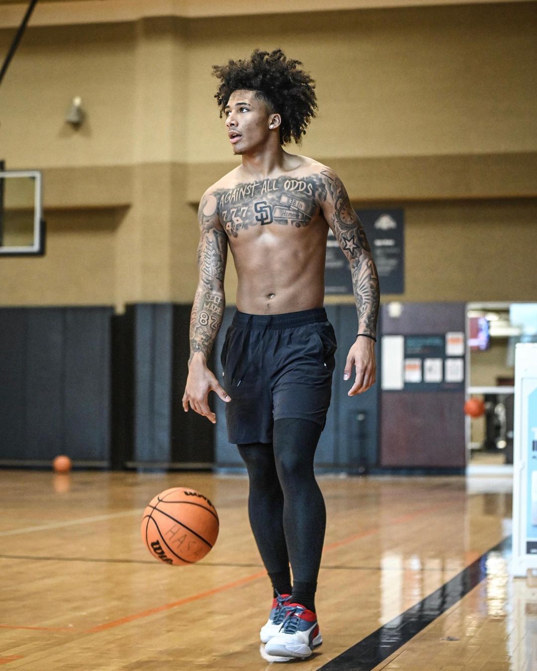 basketball tattoos for men 0074