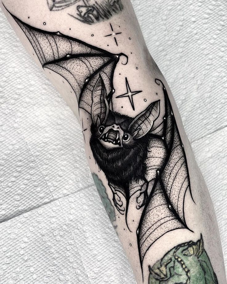 bat tattoos for men ideas