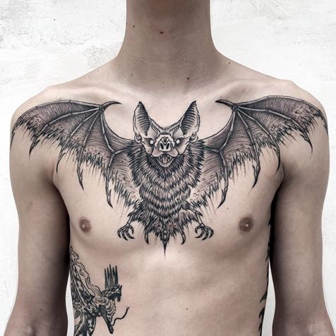 bat tattoos for men 0040