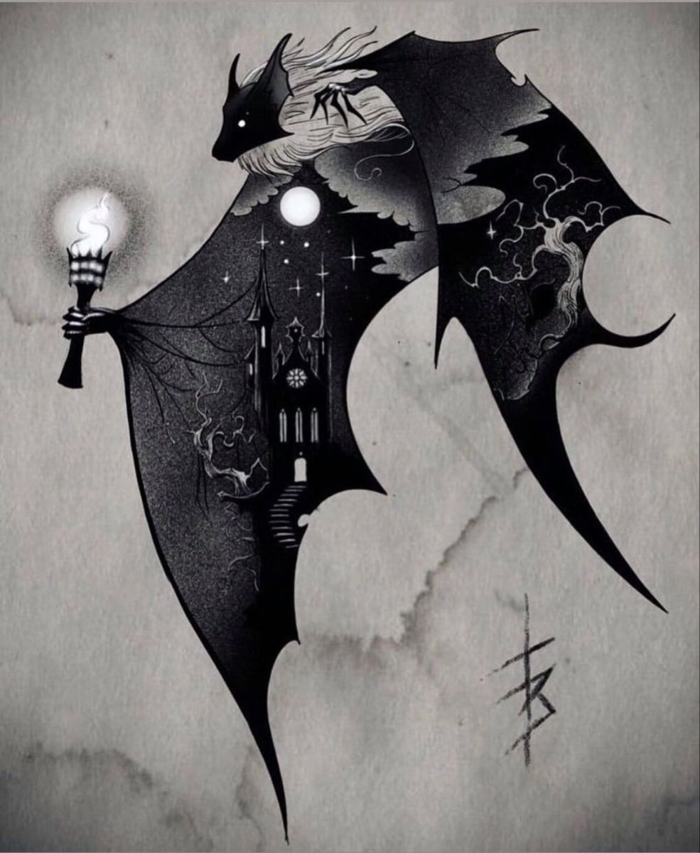 bat tattoos for men 0044