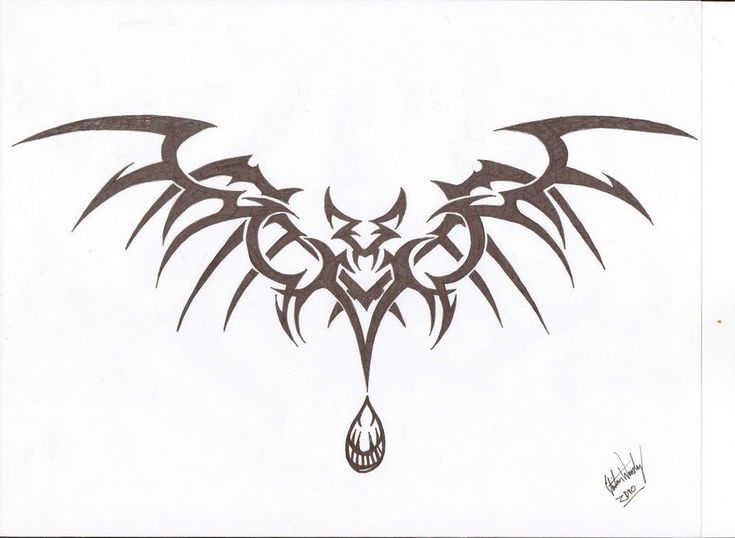 bat tattoos for men 0046