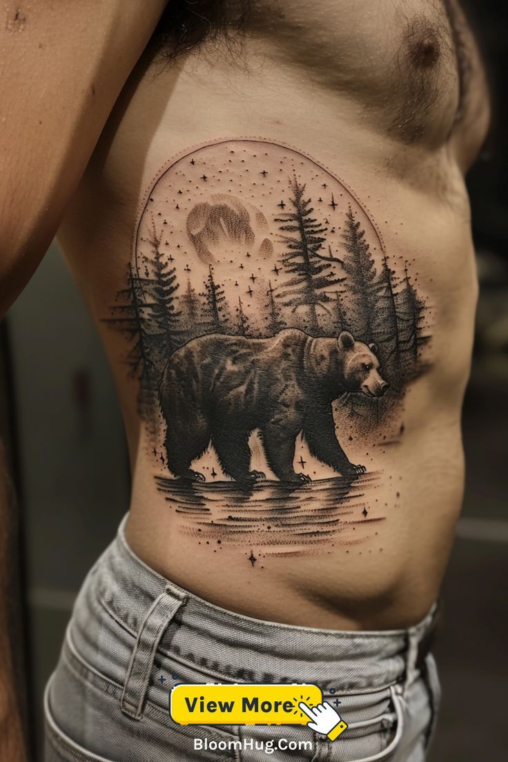 bear tattoos for men 0010