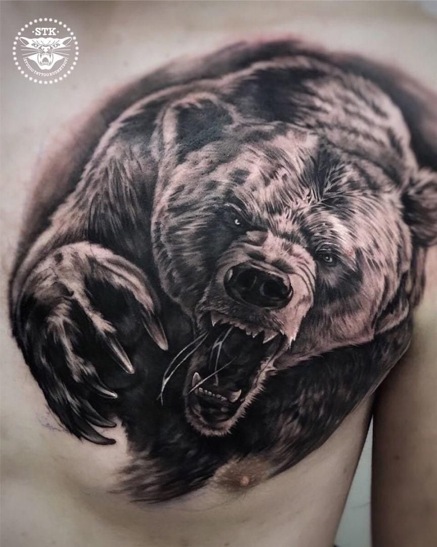 bear tattoos for men 0032