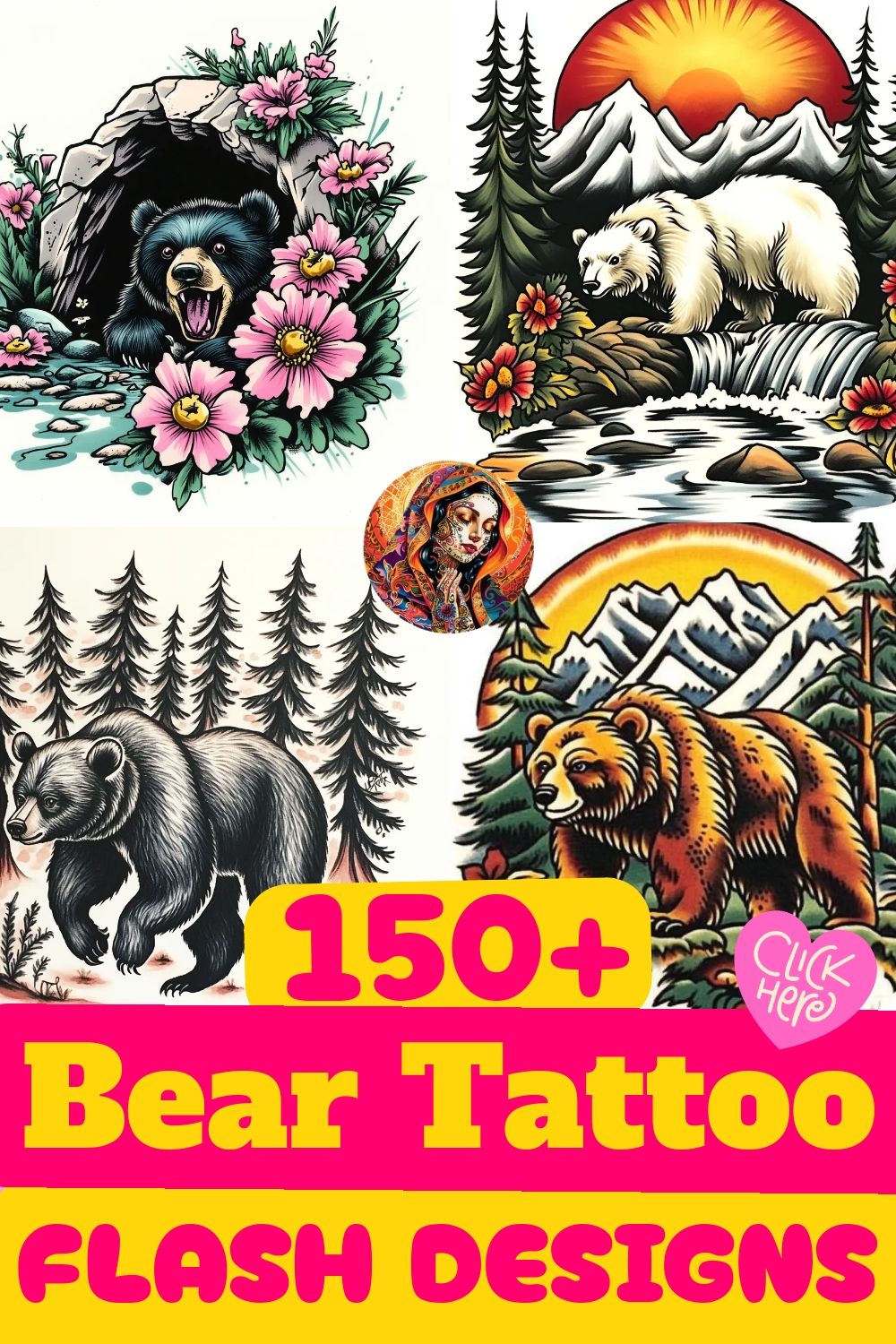 bear tattoos for men 0053