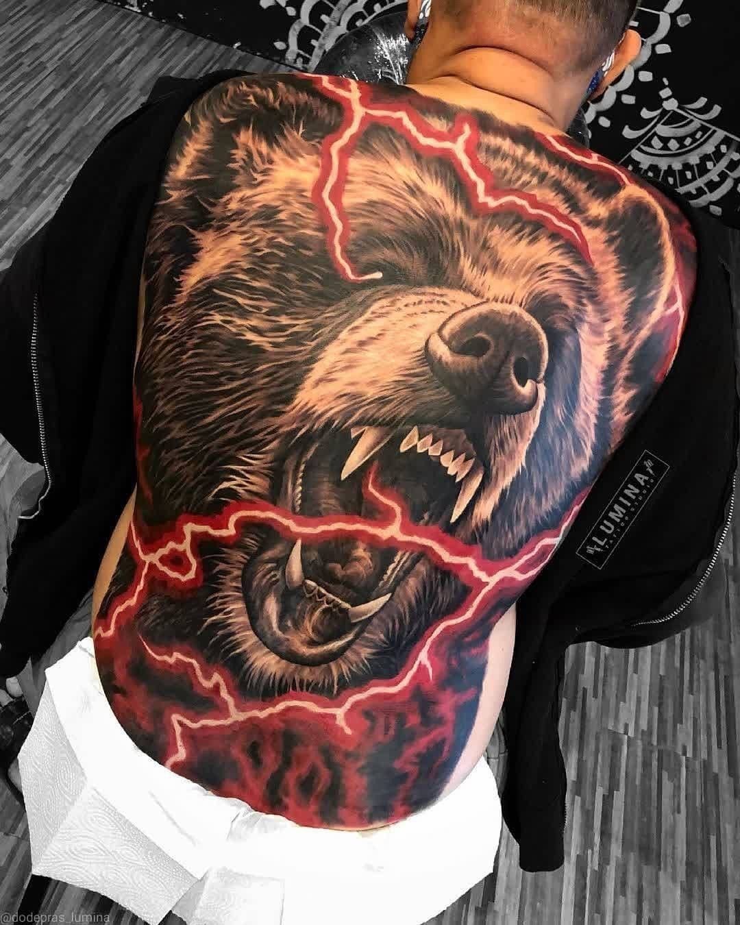 bear tattoos for men 0081